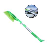 XZZFD Snow Brush Car Extendable,Tool Ice Scraper Multifunction Foam Grip 2in1 Squeegee for Windshield Winter SUV Snow Removal Green 80x10cm(31x4inch)
