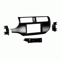 Metra Electronics 99-7368HG Radio Installation Kit ISO DIN Radio Provision w/Pocket w/o Push-To-Start High Gloss Black Radio Installation Kit