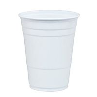 Dart P16W 16 oz Coex Str Wall PS Party Cup White (Case of 1000)