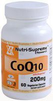 Nutri-Supreme Research Coenzyme Q-10 200 Mg. - 120 Vegetarian Capsules