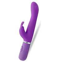 ENYI Women's Silicone Rabbit Vibrator Double Shock Vibrator Female Masturbation G Point Massage Stick (Color : Purple)