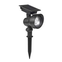 Portfolio SS39PA-P2-BK-T24 12x Black Solar LED Landscape Flood Light