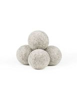 Wool Dryer Balls, Natural Fabric Softener 4pk - Gray