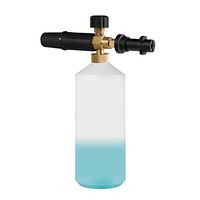 Car Snow Foam Wash Lance - Adjustable High Pressure Washer Tool - Connector for Pressure Quick Release Wash Gun with 1-Liter Bottle (1 Snow Foam Lance)
