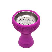 Arabian Hookah Accessories, Hookah Bowl Set, Easy Clean Coals And Saving Durable, for Hookah, Black, Blue, Red, Green, Yellow, Purple,Purple