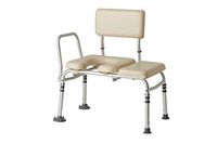 Transfer Bench With Commode Seat