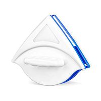 Family Double Rubbing High-rise Building Window Cleaner Wipe The Window Cleaning Tools Glass Scraping Brush (Color : White)