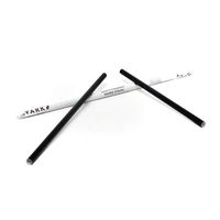 7.75" Wrapped Paper Straw - Eco-Friendly/Biodegradable Black Paper, 400ct