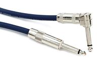 Lava Cable Blue Demon Instrument Cable 15 Feet Angled-Straight