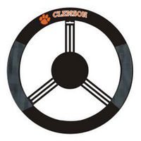 Fremont Die NCAA Clemson Tigers Poly-Suede Steering Wheel Cover