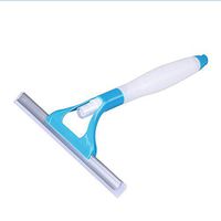 Liyes Shower Squeegee, Multifunctional Spray, Water Glass Scratch, Car Glazing Door Floor Wash Cleaner for Mirror/Glass/Car Windshield/Kitche (26, Blue)