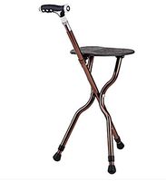 ZWH-Walking Cane Canes Adjustable Folding Walking Chair Stool Massage Walking Stick with Seat Portable Fishing Rest Stool with LED Light for Elder
