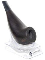 ShowJade® Small Shiny Pipe for Tobacco Smoking Pipe (Natural-Wood)