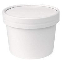 [250 Count] 12 oz Freezer Containers And Lids - With Non-vented Lids to Prevent Freezer Burn - Durable Heavy Duty Ice Cream Containers! Frozen Dessert Supplies