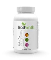 BodSmith Amino Pro 21 crystalline, Free-Form Amino acids. Professional Grade Premium Quality Research Based Nutritional Supplement with Highest Purity Ingredients, Non-GMO 90 Capsules