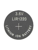 Hillflower 5 Piece LIR1220 1220 CR1220 LM1220 BR1220 Rechargeable Bulk 3.6V Lithium Battery