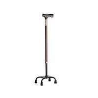Lxn The Elderly Legs are Not Convenient Cane Aluminum Alloy Anti-Slip Mat Four-Foot Crutches Aided Get Up Help Walk and Help Up The Stairs Adjustable Height (Color : C)