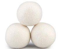 Wool Dryer Balls (3 Pack, 6 Pack) Natural Fabric Softener, Organic Wool Dryer Balls Anti Static,Non Toxic, Reusable, Reduces Drying Time and Chemical Free (3 Pack)