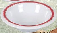 Yanco HS-5044 Houston Salad Bowl, 4.5 oz Capacity, 0.75 Height, 4.75" Diameter, Melamine, Pack of 48