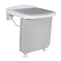 AIAIⓇ Elderly Foldable Bath Stools - Cleaning Strong Construction Rubber Feet Lightweight Non Slip Support Durable Stability Handy for Wet Room Disabled Pregnant Woman Child