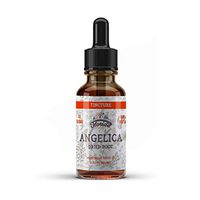 Angelica Tincture, Organic Angelica Extract (Angelica archangelica) Dried Root Herbal Supplement, Non-GMO in Cold-Pressed Organic Vegetable Glycerin, 700 mg, 2 oz (60 ml)