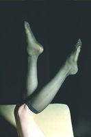 Extra Firm Sheer Knee High Stockings, 21 - 30 mmHg (X-Large, Soft Beige)