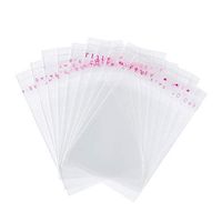 Fashewelry 1000Pcs Clear Plastic Cello Treat Bags Self Sealing OPP Cellophane Poly Bags 1.57x2.36" for Christmas Wedding Party Candy Gift Cookies Soap Candle