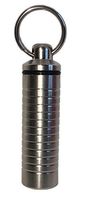 Stainless Steel Keychain Pill Fob