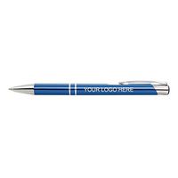 Tres-Chic Pen - LaserMax - Ocean Blue, with Black Ink GST - 100 Quantity - $1.50 each - Promotional Product/Bulk / WITH YOUR CUSTOMIZED BRANDING