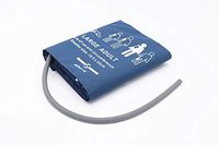 Reusable Blood Pressure Cuff Single Tube Large Adult Use 33-47 cm Arm Circumference (Blue Style)