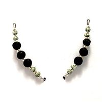 Essential Oil Diffuser Earrings Lava Stone