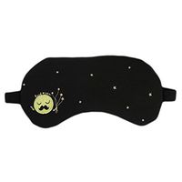 ACTLATI Cute Black Sleeping Eye Mask Elastic Sleep Aid Cover Sky Breathable Blindfold Sun