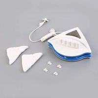 Jullynice Convenience Adjustable Double Faced Glass Cleaner Magnetic Window Suitable for 15-22mm Double-Layer Hollow Glass Cleaning Tools