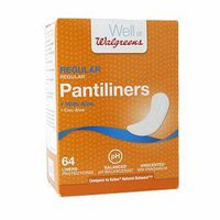 Walgreens Pantiliners, Unscented, 64 ea