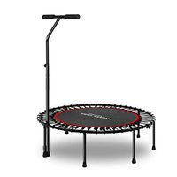 Bathtub Rails Trampoline Gym Adult Trampoline Children Indoor Trampoline Adult Weight Loss Fitness Equipment Bearing Weight 200kg (Color : Black, Size : 40inches)