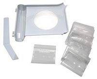 Pill Counting and Sorting Tray Kit with 100 Zipper Pill Organizer Pouch Bags with Write On Label - BPA Free (Tray with 100 Pill Pouches)