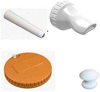 Dysphagia Cup Sipper, Straw-Insert and Grommet Set - Accessory