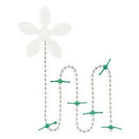 LANGING 5PCS Kitchen Sink Bath Hair Cleaner Chain Hook Long Hair Clog Removal Shower Plug Hole Hair