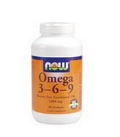 NOW Foods Omega 3-6-9 1000mg, 250 Softgels