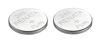 Renata Single Watch Battery Swiss Made Renata 346 or SR 712 SW 1.55V (2 Batteries, 346 or SR 712 SW)