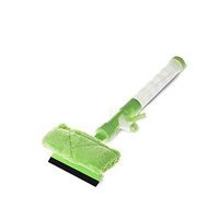 Fitlyiee Multifunctional Window Squeegee Practical Car Squeegee Washing Equipment for Windows Glass Door Car Ceiling (Green)