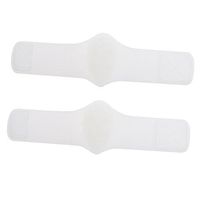 1 Pair Flexible Adjustable Silicone Gel Arch Brace Support Wrap Inserts Pads - White