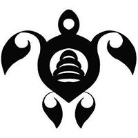 Sea Turtle Abstract Art - Animal Decal [15cm Black] Vinyl Removable Decorative Sticker for Wall, Car, Ipad, Macbook, Laptop, Bike, Helmet, Appliance, Instrument, Motorcycle, Suitcase