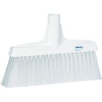 Vikan 31045 Fine Sweep Floor Broom Head, Polypropylene Block, 10-1/4" Polyester Bristle, White