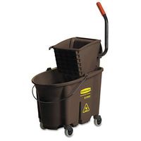 Brown Mopping Bucket ANDWRINGER Combo 35 QT Cap