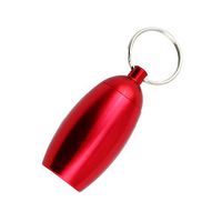 WillowswayW Mini Portable Outdoor Waterproof Pill Tablet Storage Bottle Box Case Holder Keychain