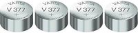 4 Varta Button Cell Type 377 Batteries