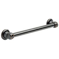 Delta Porter 18 in. x 1-1/4 in. Concealed Screw ADA-Compliant Decorative Grab Bar in Oil Rubbed Bronze