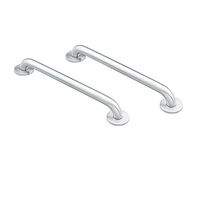 Moen 8724 Home 24-Inch Bathroom Grab Bar, Stainless AND Moen 8912 Home 12-Inch Bathroom Grab Bar, Stainless Steel