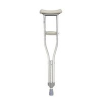 Drive Medical Aluminum Crutches with Comfortable Underarm Pad and Handgrip, Gray, Pediatric
